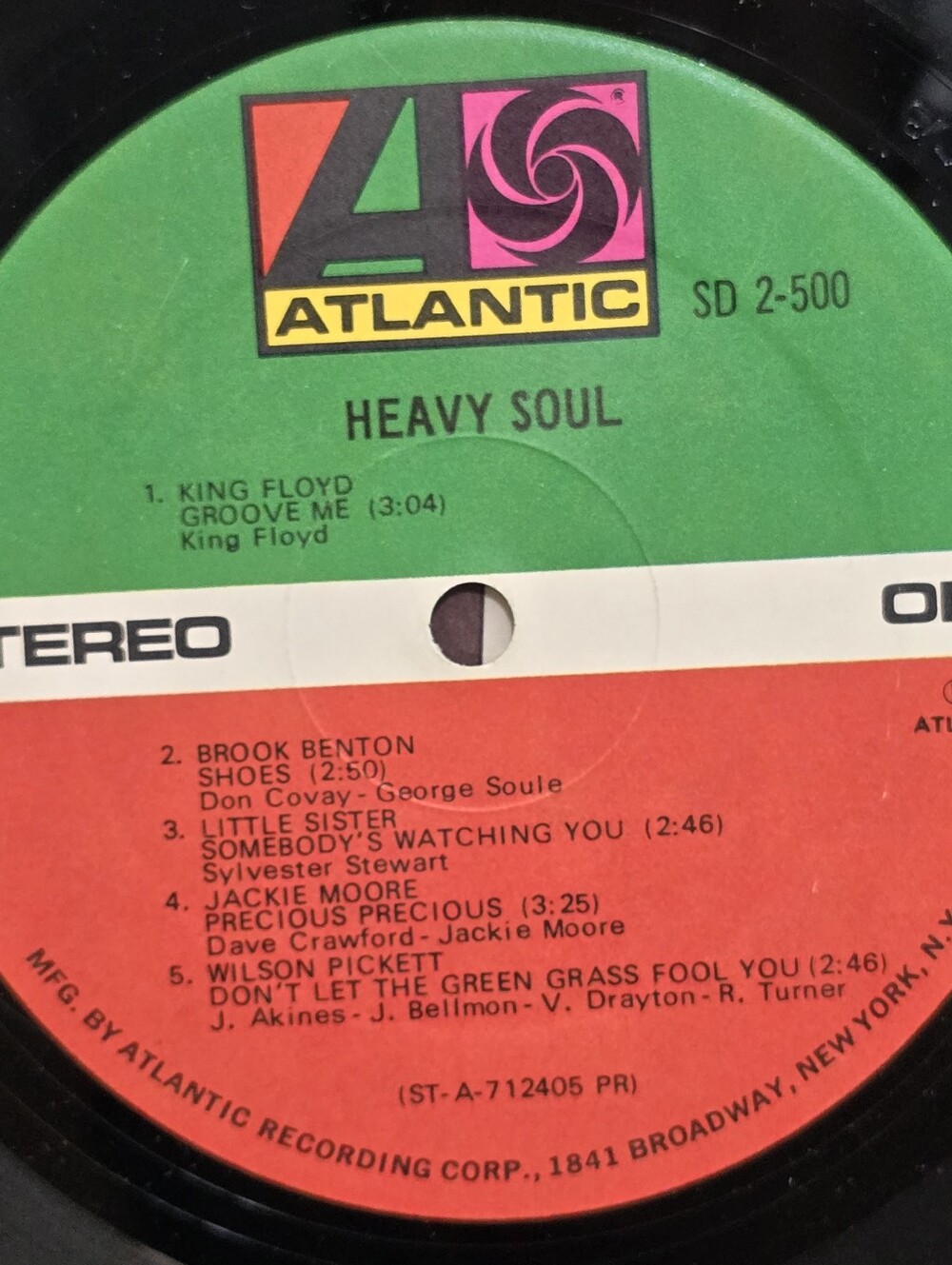 HEAVY SOUL various artists 1972 2x Vinyl LP Compilation Atlantic SD 2-500 Funk - Picture 10 of 13